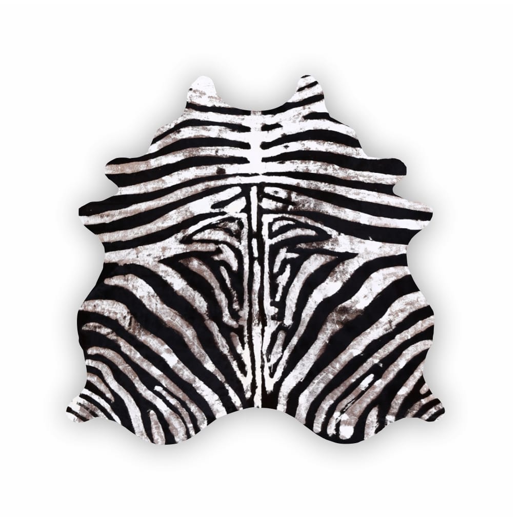 Cueros Vacunos Cebra Vintage<span> - </span>Cebra Vintage Natural Black