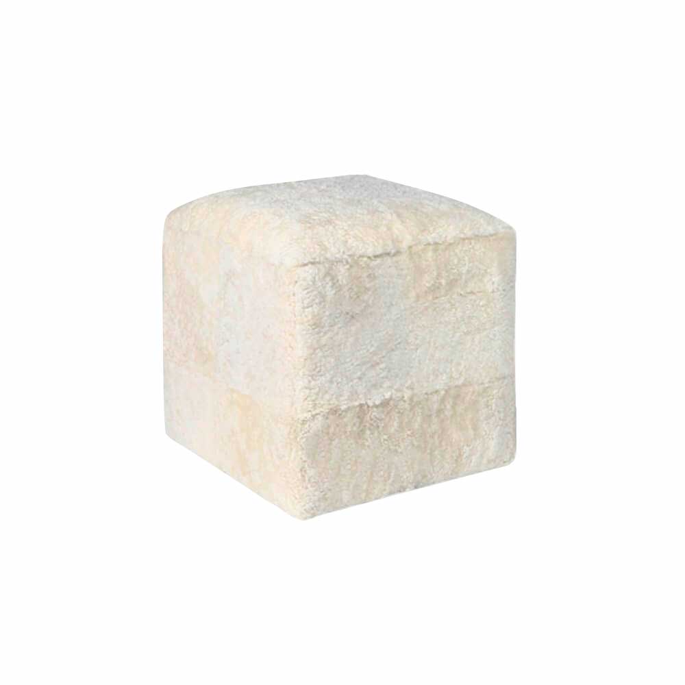 Puff Lanar Rasado<span> - </span>WHITE