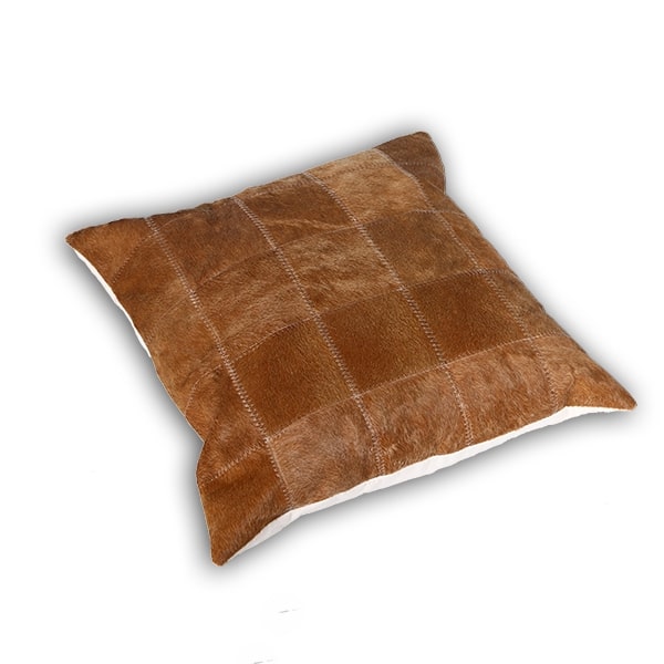 Almohadones de Cuero Vacuno Modelo Pampa 50x50<span> - </span>BEIGE10X10