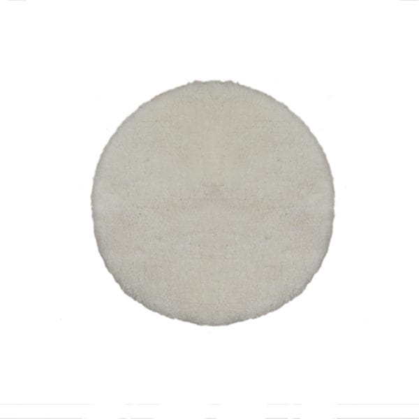 Chairpad Redondo – Cuero Lanar Rasado<span> - </span>WHITE