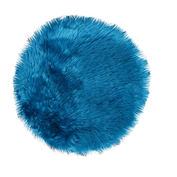 Chairpad Redondo – Cuero Lanar Punta Natural<span> - </span>O36