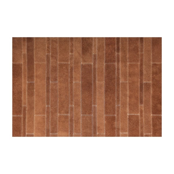 Alfombra Cuero Vacuno Estilo Gamuza<span> - </span>GAMUZA MARRON
