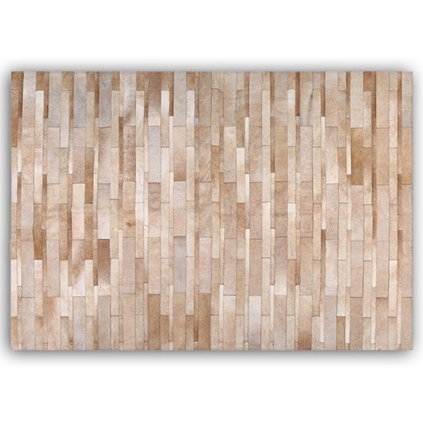 Alfombra de Cuero Vacuno Modelo India<span> - </span>INDIA BEIGE