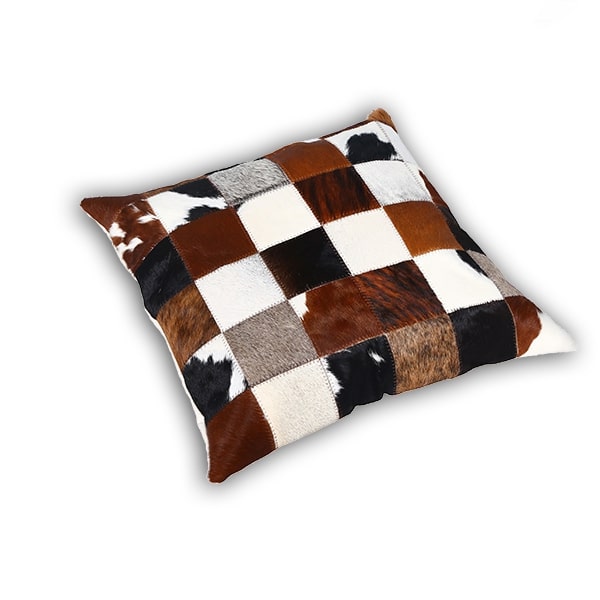 Almohadones de Cuero Vacuno Modelo Pampa 50x50<span> - </span>MIX10X10