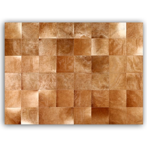 Alfombra Cuero Vacuno Modelo Mosaico<span> - </span>MOSAICO BEIGE