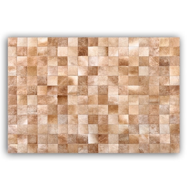 Alfombra de Cuero Vacuno Modelo Pampa<span> - </span>PAMPA BEIGE