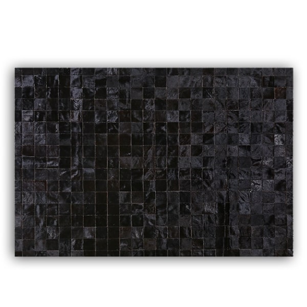 Alfombra de Cuero Vacuno Modelo Pampa<span> - </span>PAMPA NEGRO