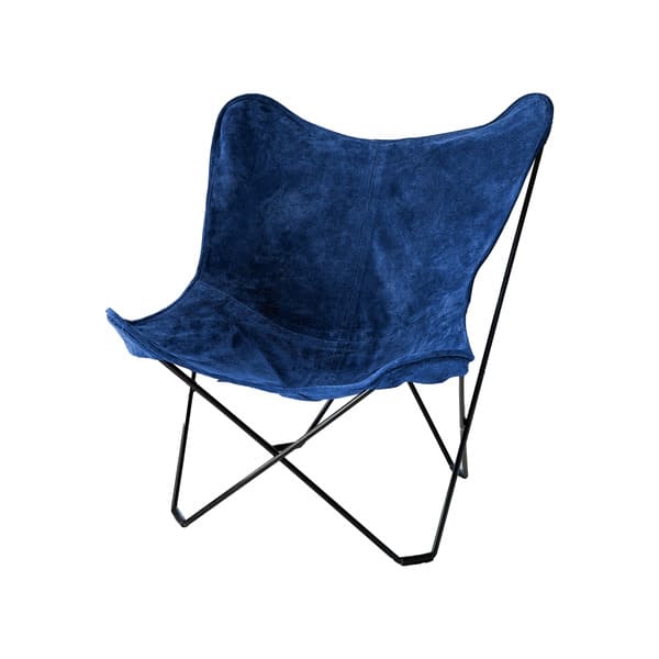 Sillón BKF de Cuero Vacuno<span> - </span>BLUE