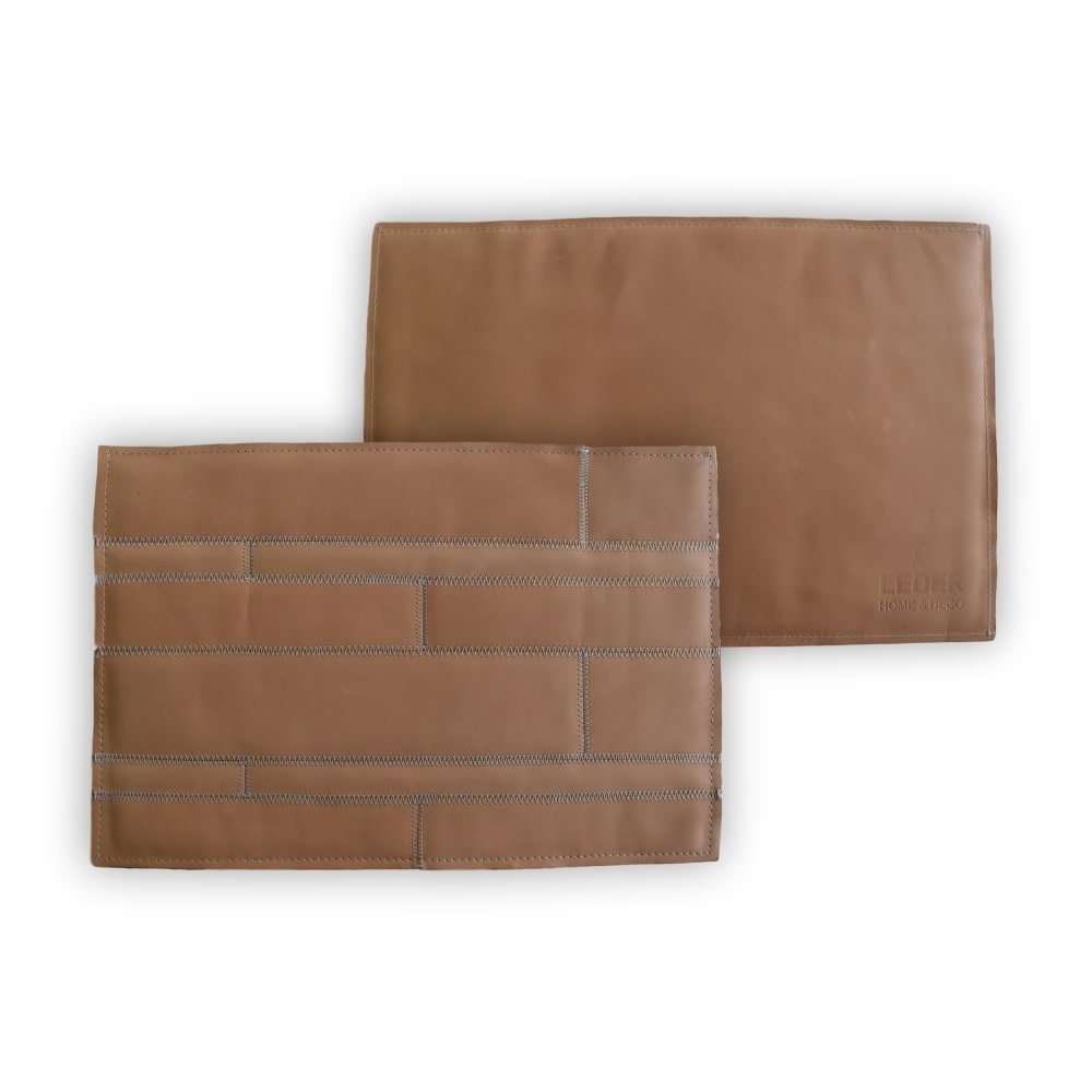 Individuales de Cuero Vacuno<span> - </span>IND-R-NP