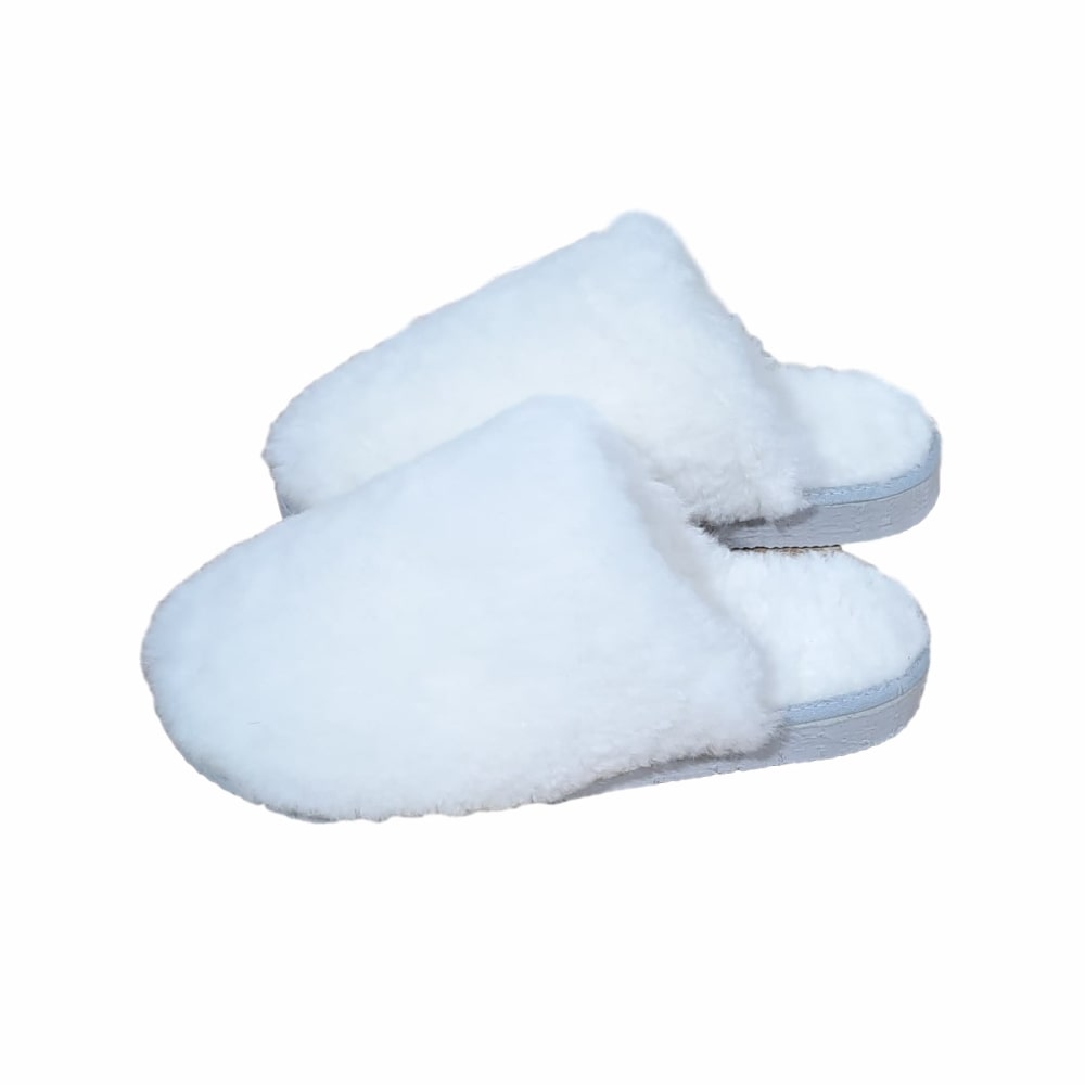 Pantuflas Chinelas de Cuero Lanar Rasado<span> - </span>LCHI-2000