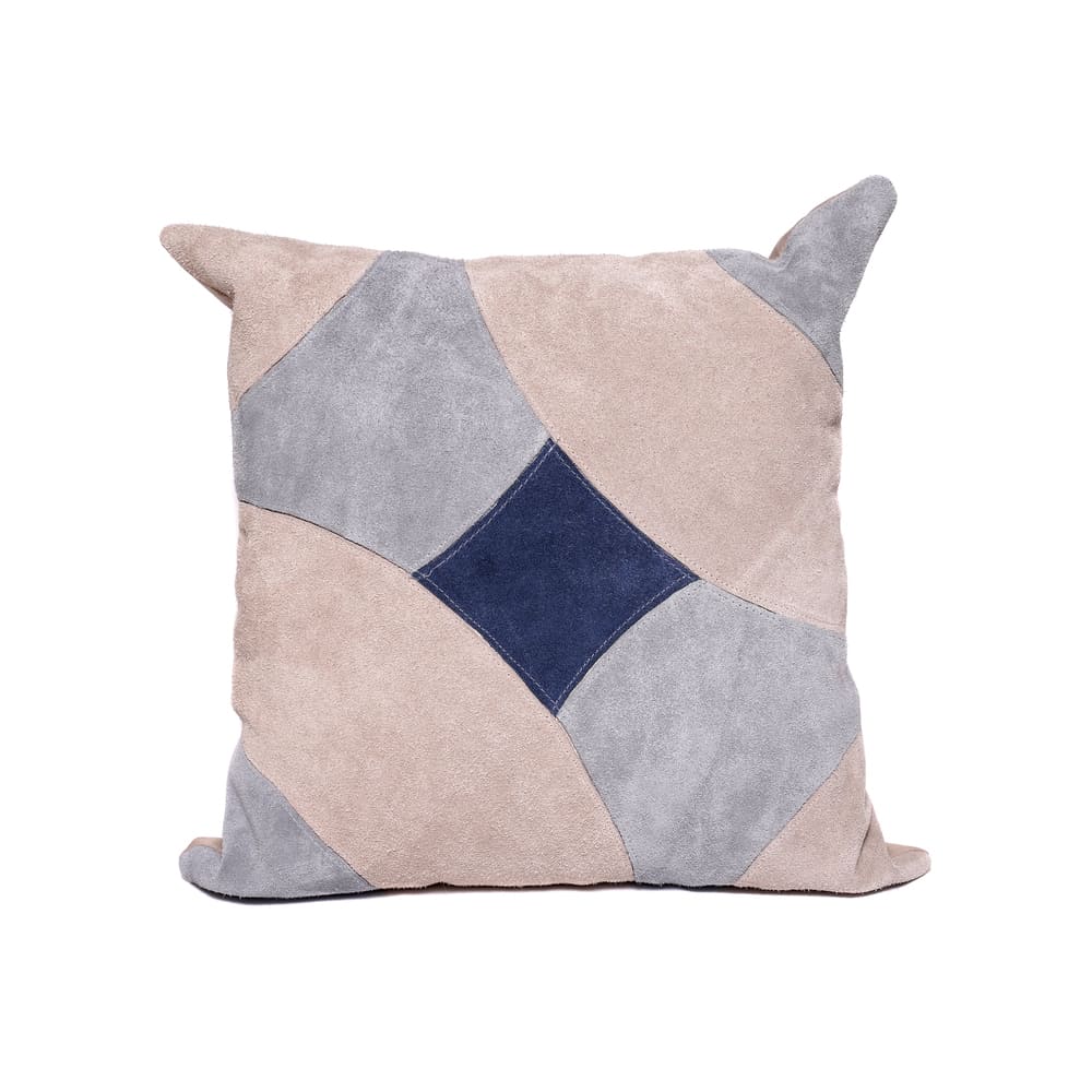 Almohadones de Cuero Vacuno Gamuza Mix 50x50<span> - </span>EADC50-3