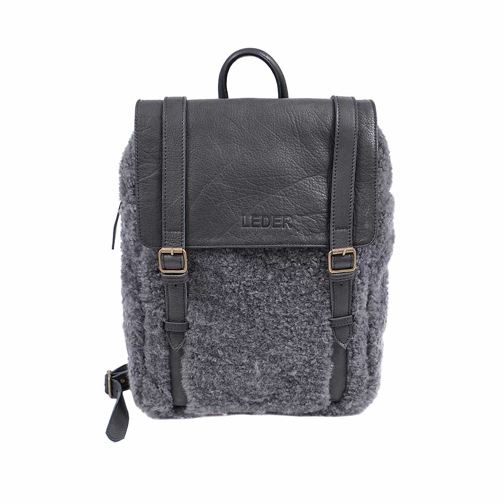 Mochila Combinada - Cuero Vacuno y Lanar<span> - </span>LMOCHIC-01