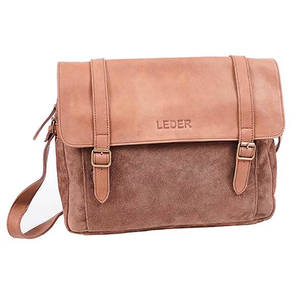 Cartera Morral Cuero Vacuno Grande<span> - </span>MorralH-02