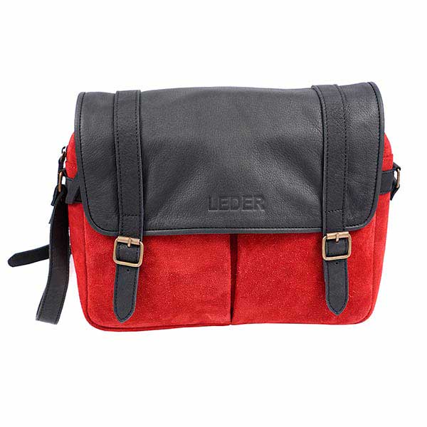 Cartera Morral Cuero Vacuno Mediano<span> - </span>MorralM-03