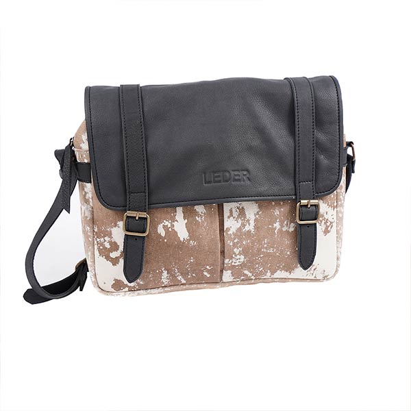 Cartera Morral Cuero Vacuno Mediano<span> - </span>MorralM-13