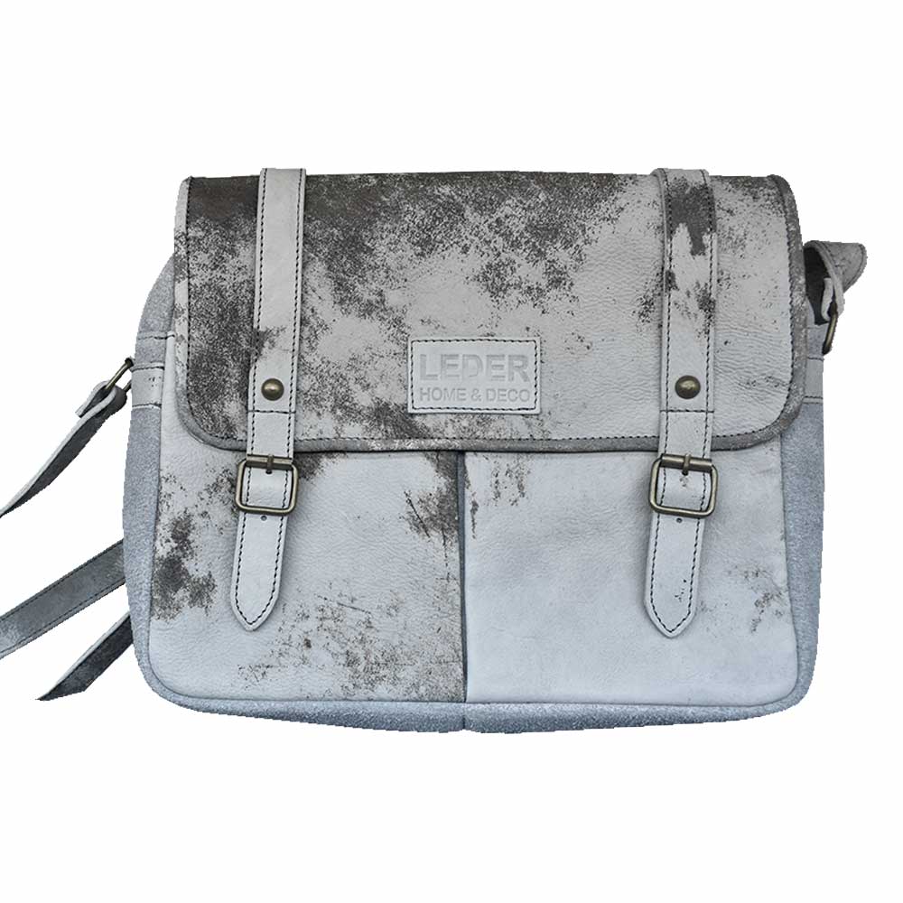 Cartera Morral Cuero Vacuno Mediano<span> - </span>MorralM-09