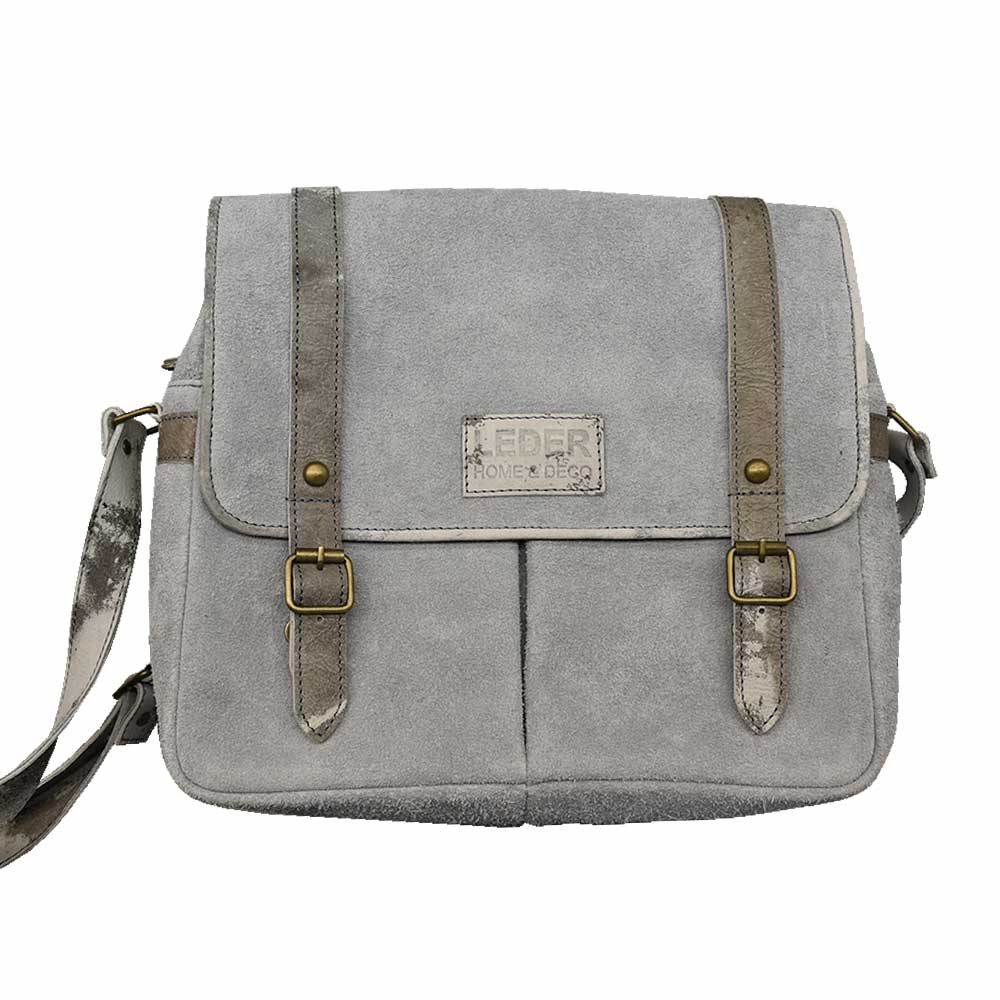 Cartera Morral Cuero Vacuno Mediano<span> - </span>MorralM-11
