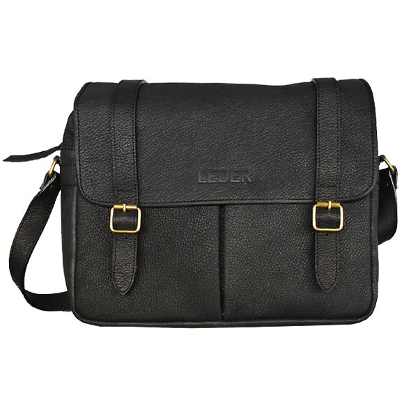 Cartera Morral Cuero Vacuno Mediano<span> - </span>MorralM-04