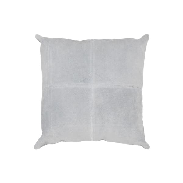 Almohadones de Cuero Vacuno Gamuza 50x50<span> - </span>MOSAICO GRIS