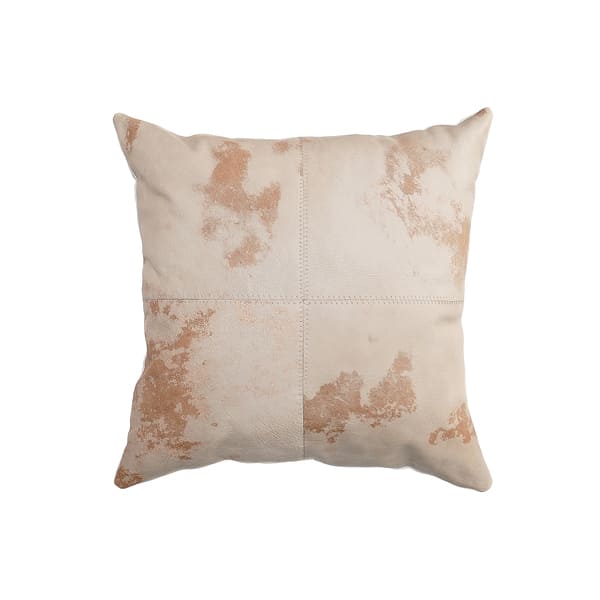 Almohadones – Cuero Vacuno Vintage 50x50<span> - </span>VINTAGE BEIGE