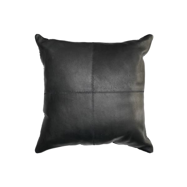 Almohadones – Cuero Vacuno Vintage 50x50<span> - </span>VINTAGE NEGRO