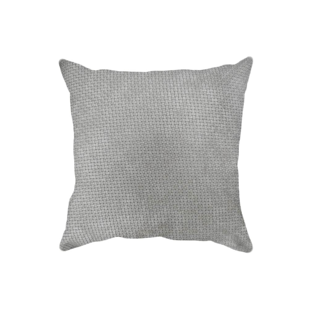 Almohadones de Cuero Vacuno Prensados 50×50<span> - </span>Prensado Trenzado Suede D21