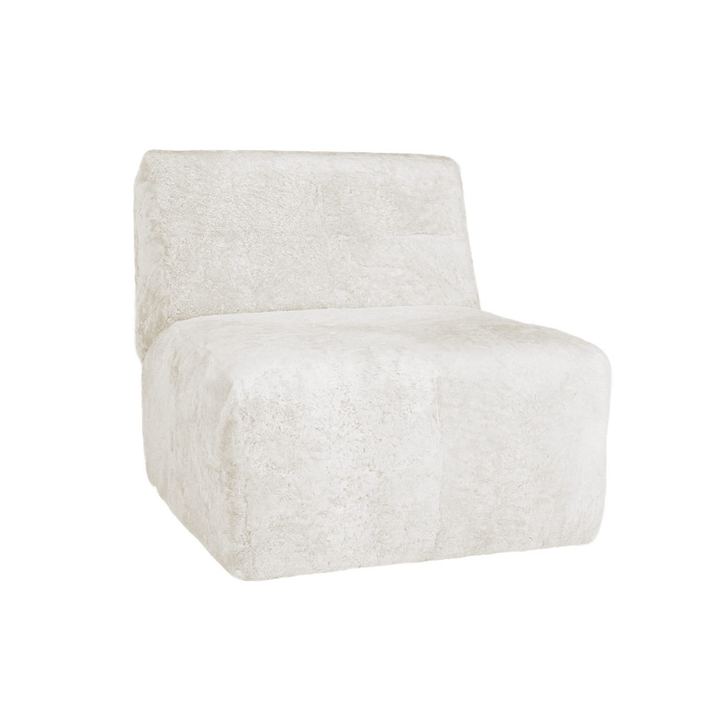 Sillón Lanar Rasado Poltrona<span> - </span>WHITE