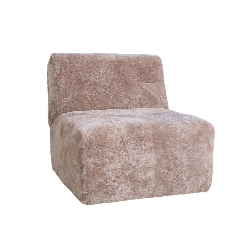 Sillón Lanar Rasado Poltrona<span> - </span>Taupe P98 Rasado