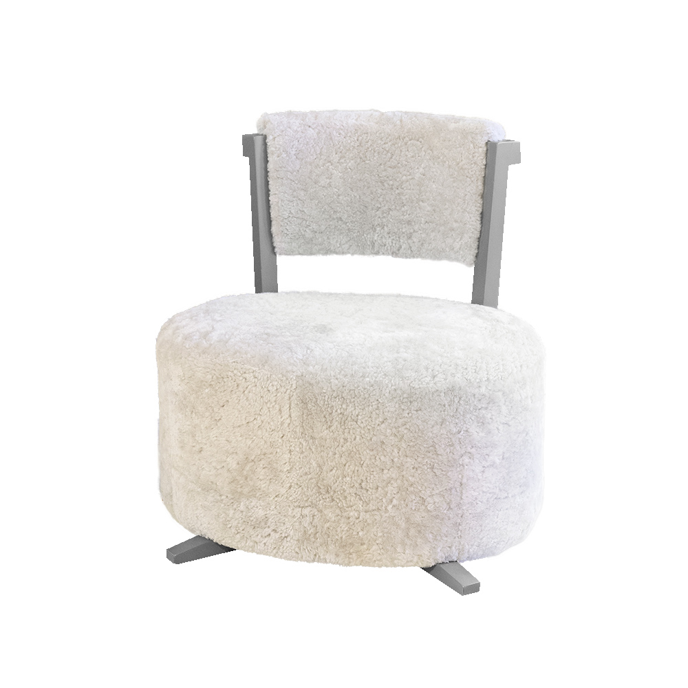 Sillón Kalliope Lanar Rasado<span> - </span>WHITE