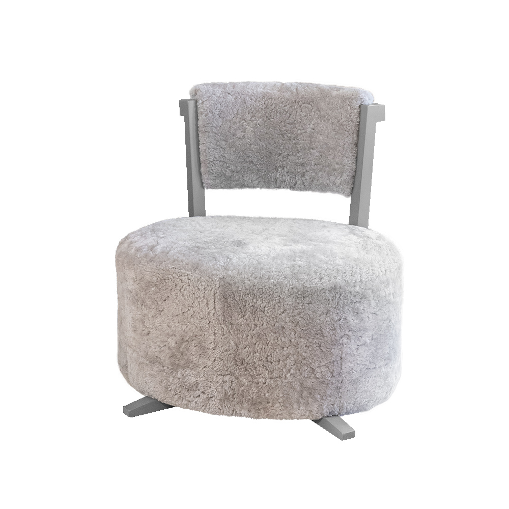 Sillón Kalliope Lanar Rasado<span> - </span>Gris Q09 Rasado