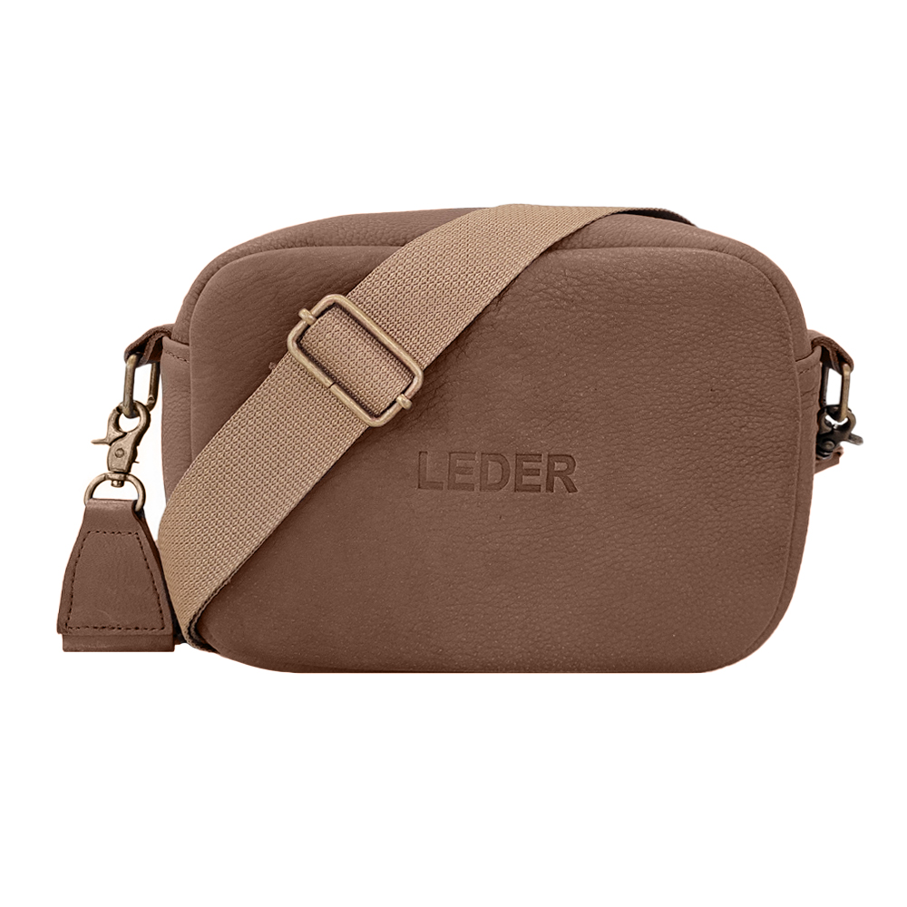 Bandolera Lisa Cuero Vacuno<span> - </span>BANDO-V14