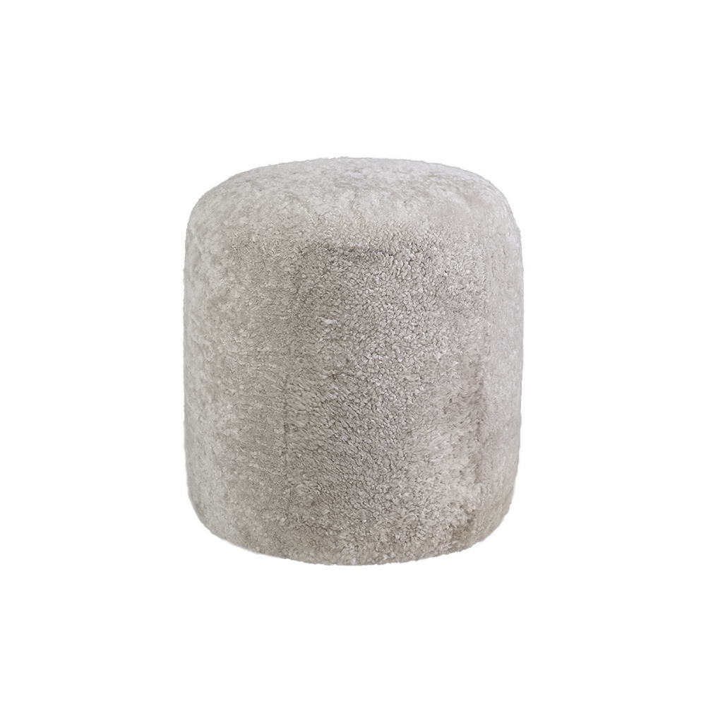 Puff Lanar Rasado Redondo Cilíndrico<span> - </span>PCILINDRO50-Q09