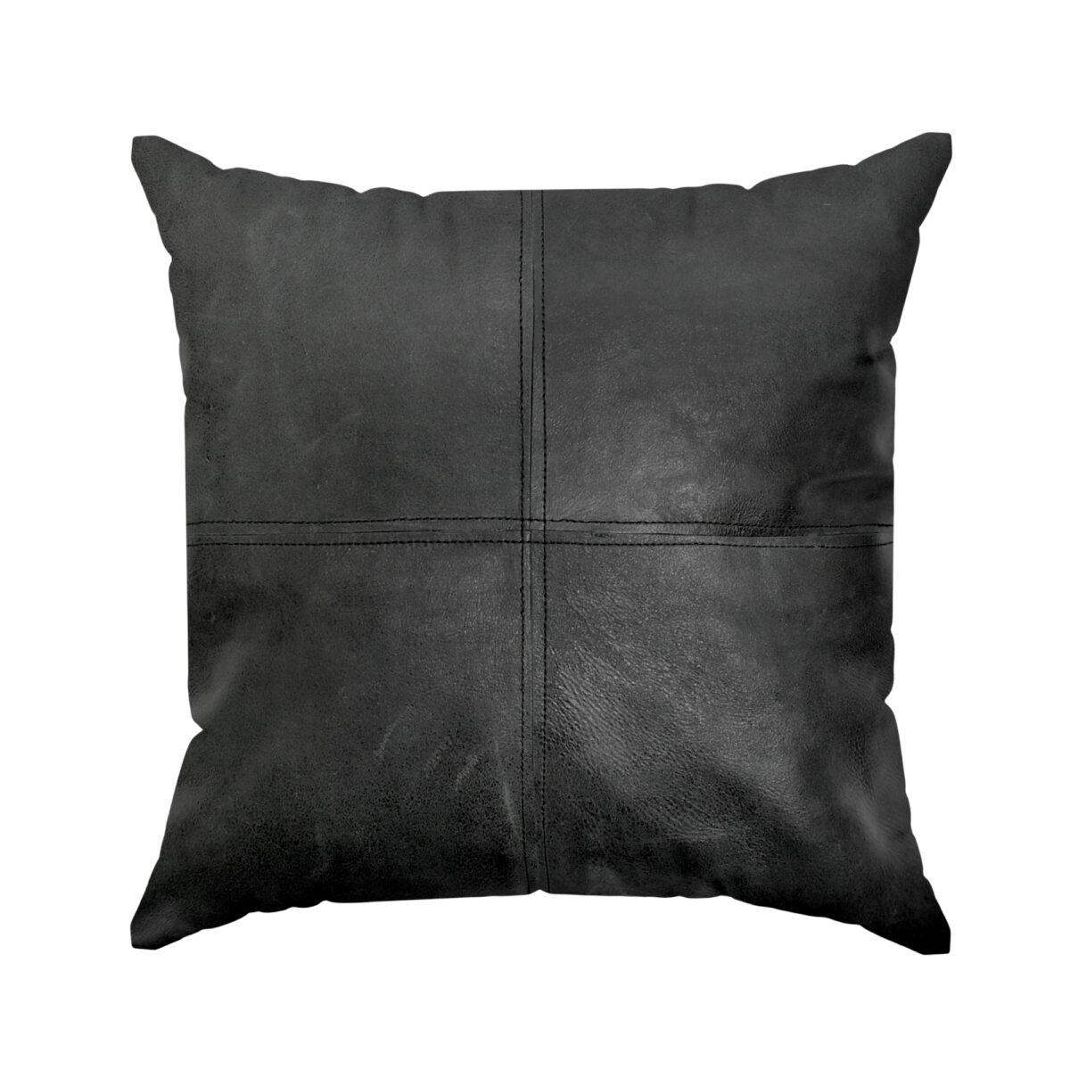 Almohadones de Cuero Vacuno Mosaico Doble Aguja 50×50<span> - </span>EAMD50-CV62