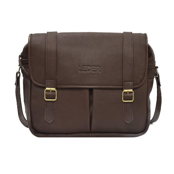 Cartera Morral Cuero Vacuno Mediano<span> - </span>MORRALM-V81