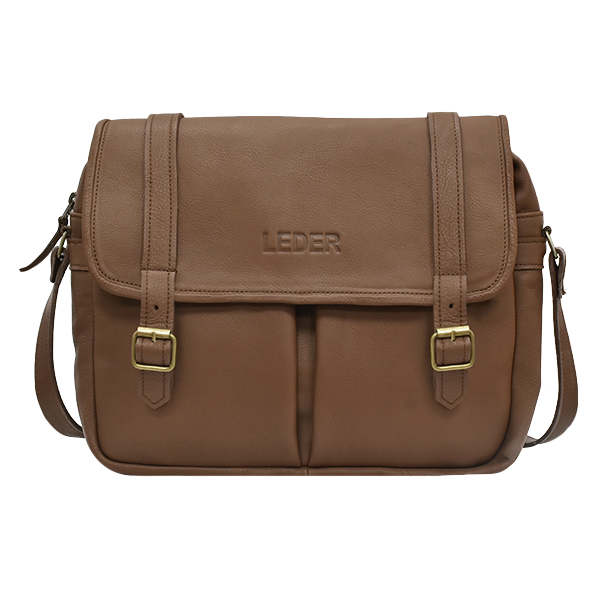 Cartera Morral Cuero Vacuno Mediano<span> - </span>MORRALM-V14