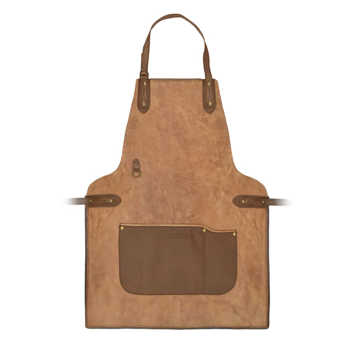 Delantal Parrillero Cuero Vacuno<span> - </span>DELANTAL-V05L14