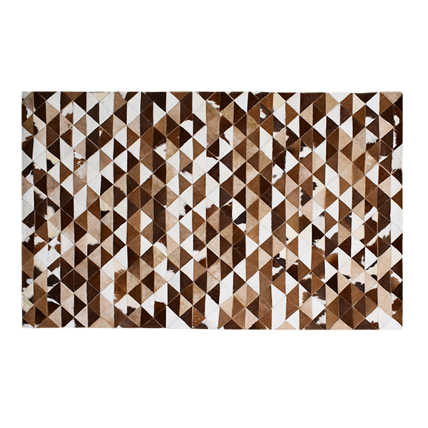 Alfombra de Cuero Vacuno Modelo Diamante<span> - </span>TRIANGULO