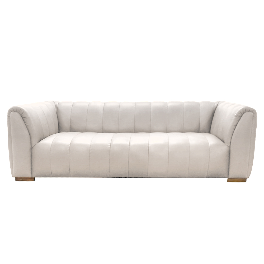 Sillón Canelón Cuero Vacuno<span> - </span>LEDER Tiza