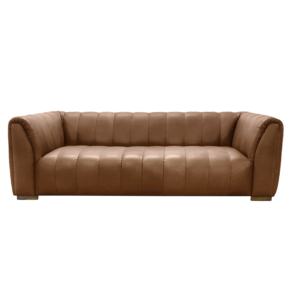 Sillón Canelón Cuero Vacuno<span> - </span>LEDER Marrón