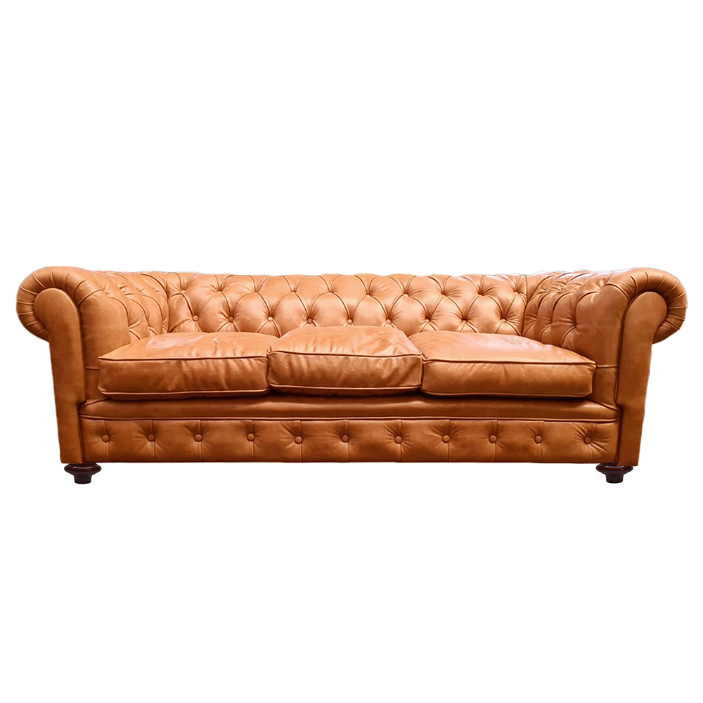 Sillón Chesterfield Cuero Vacuno<span> - </span>Crash Saddle V00