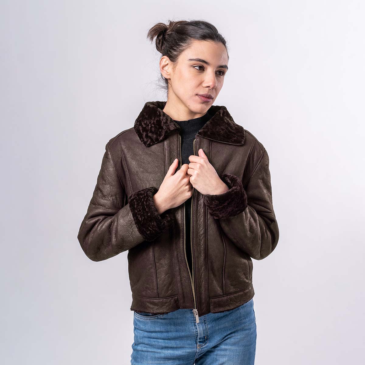 Campera Julia Cuero de Oveja<span> - </span>CJULIAQ32