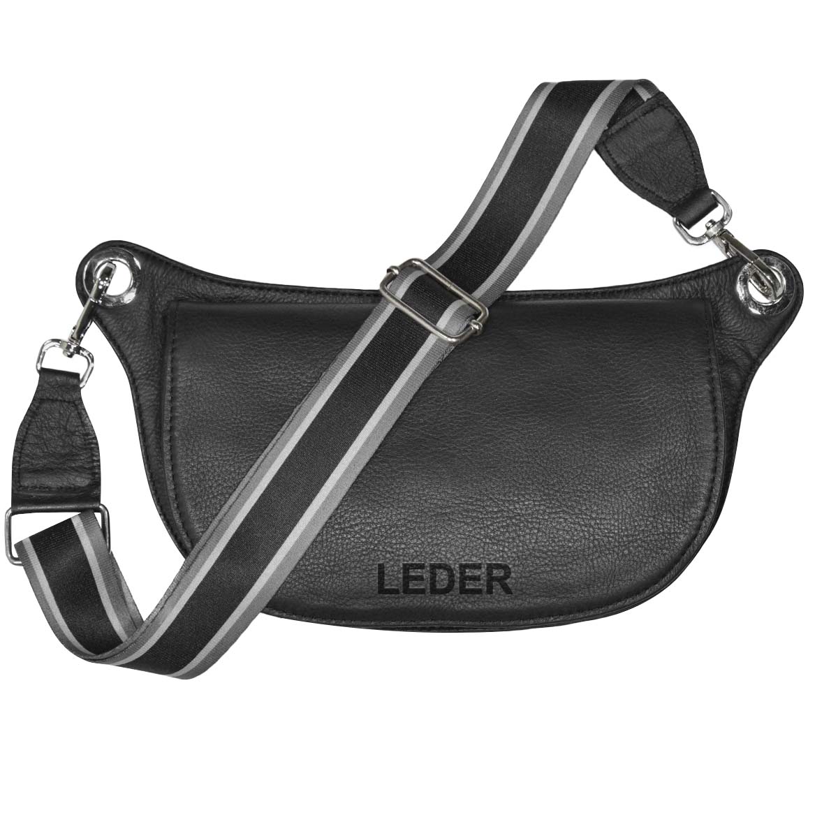 Riñonera Medio Círculo Cuero Vacuno<span> - </span>RINOMC-V62