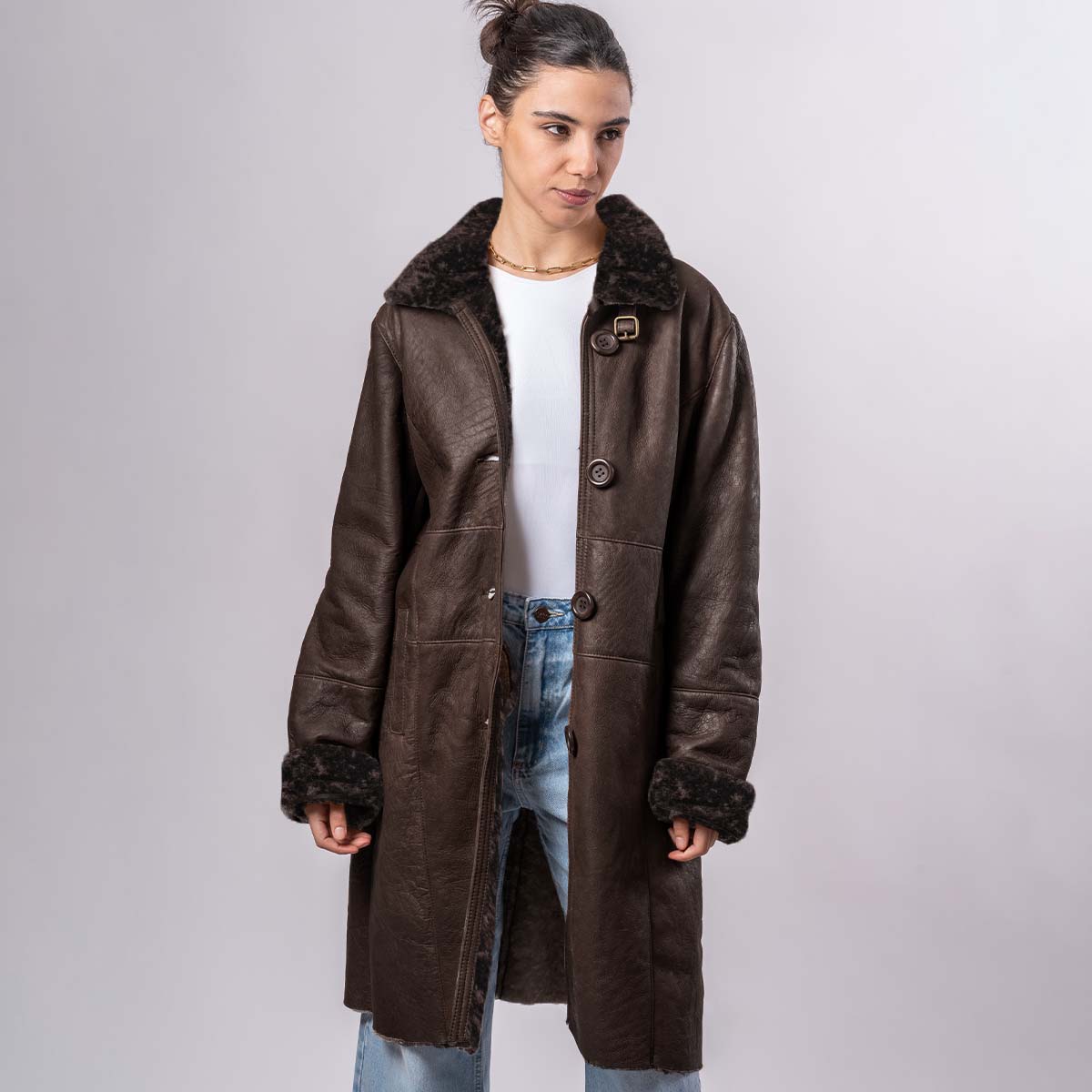 Tapado Victoria Napalán Cuero de Oveja<span> - </span>VICTORIAQ32