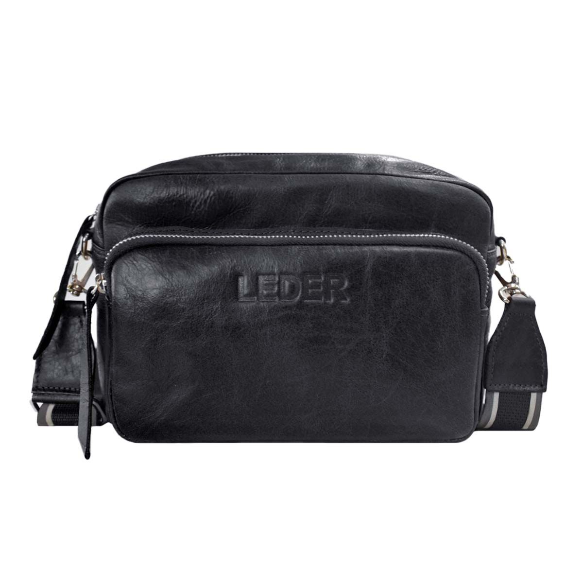 Bandolera Lisa Cuero Vacuno Crash<span> - </span>BANDOLERA-CV62