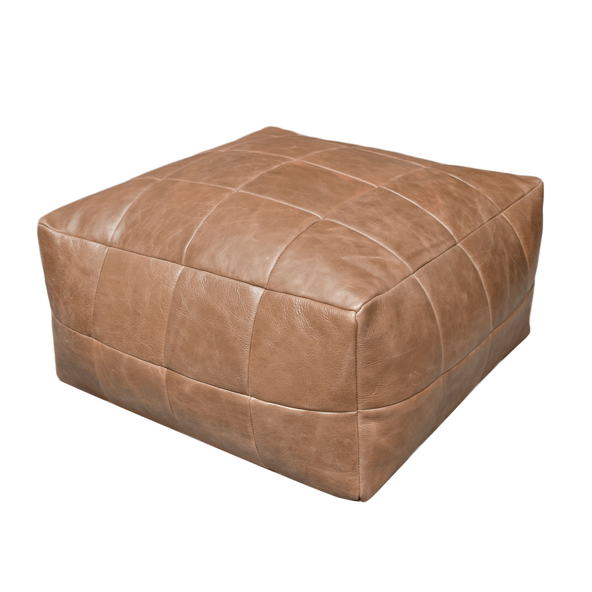 Puff de Cuero Vacuno Ottoman Oktober<span> - </span>OTTOMAN-CV14