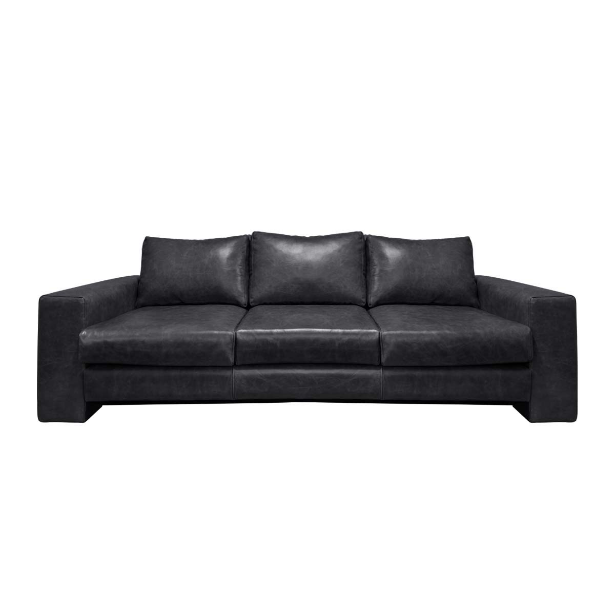 Sillón Calafate Cuero Vacuno<span> - </span>CRASH Negro
