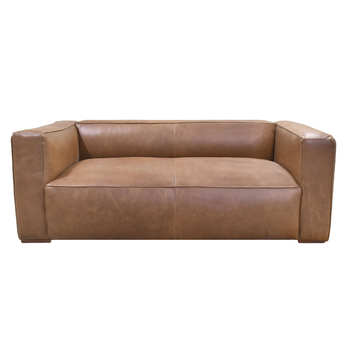 Sillón Mustafa Cuero Vacuno Dos Cuerpos<span> - </span>CRASH Marrón